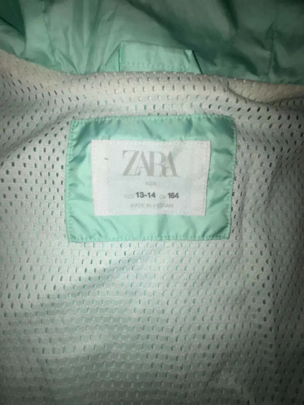 Zara Kids Two-Tone Hooded Windbreaker Jacket